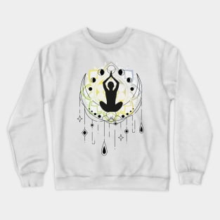 Moon Phase Yoga Crewneck Sweatshirt